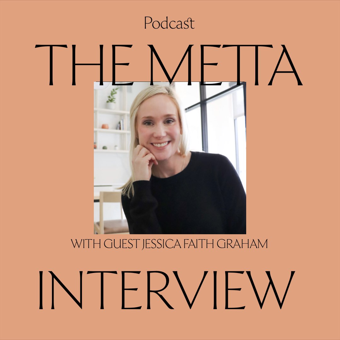 Artwork for the Metta Interview podcast with author and writing coach Paulette Perhach