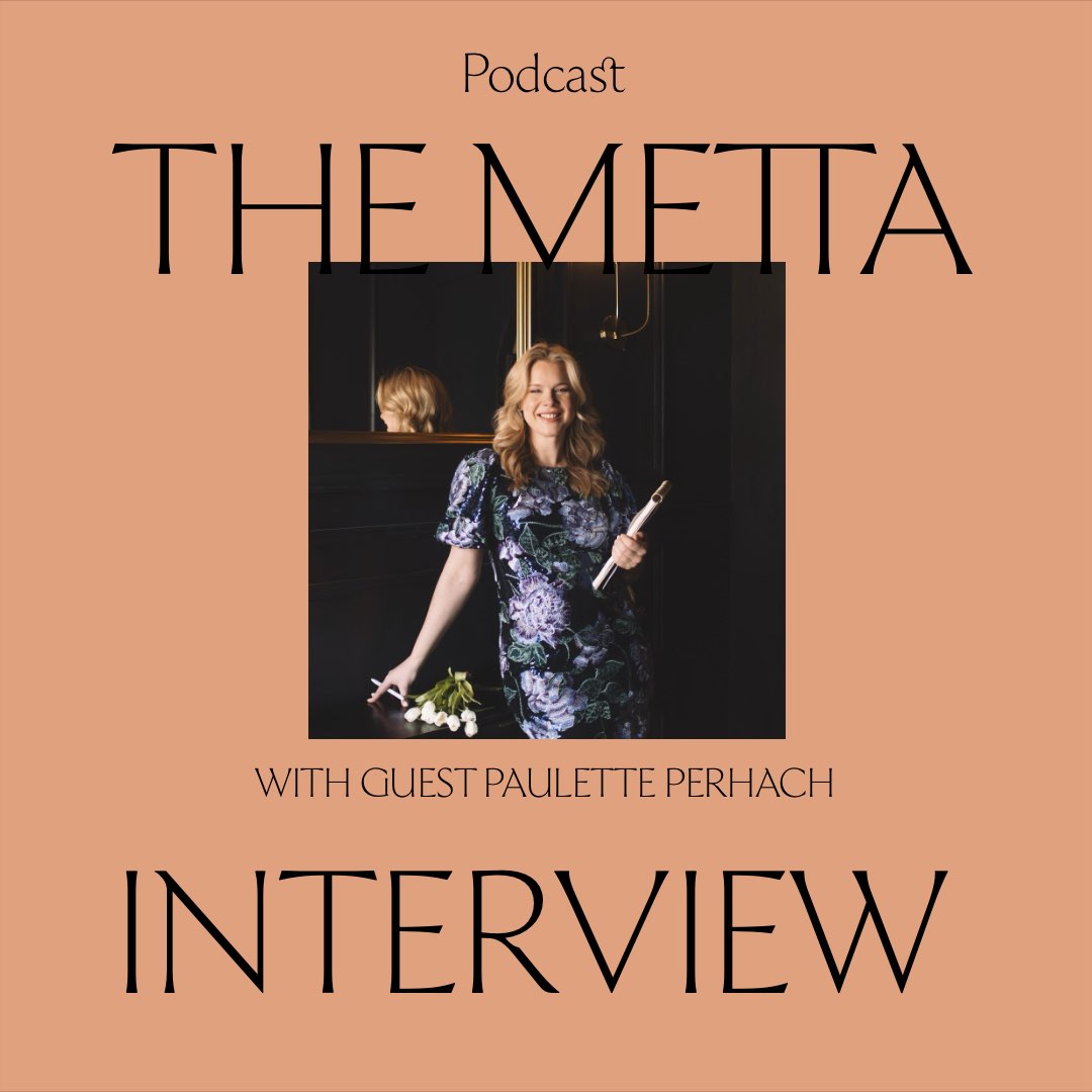 Artwork for the Metta Interview podcast with author and writing coach Paulette Perhach