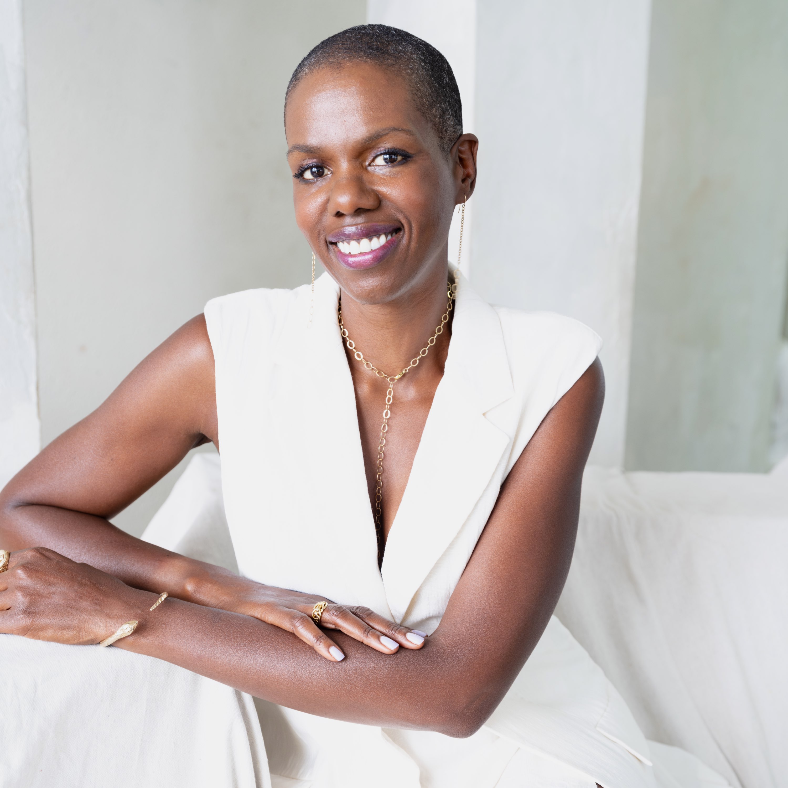 A portrait of TED speaker, author and love educator Francesca Hogi 