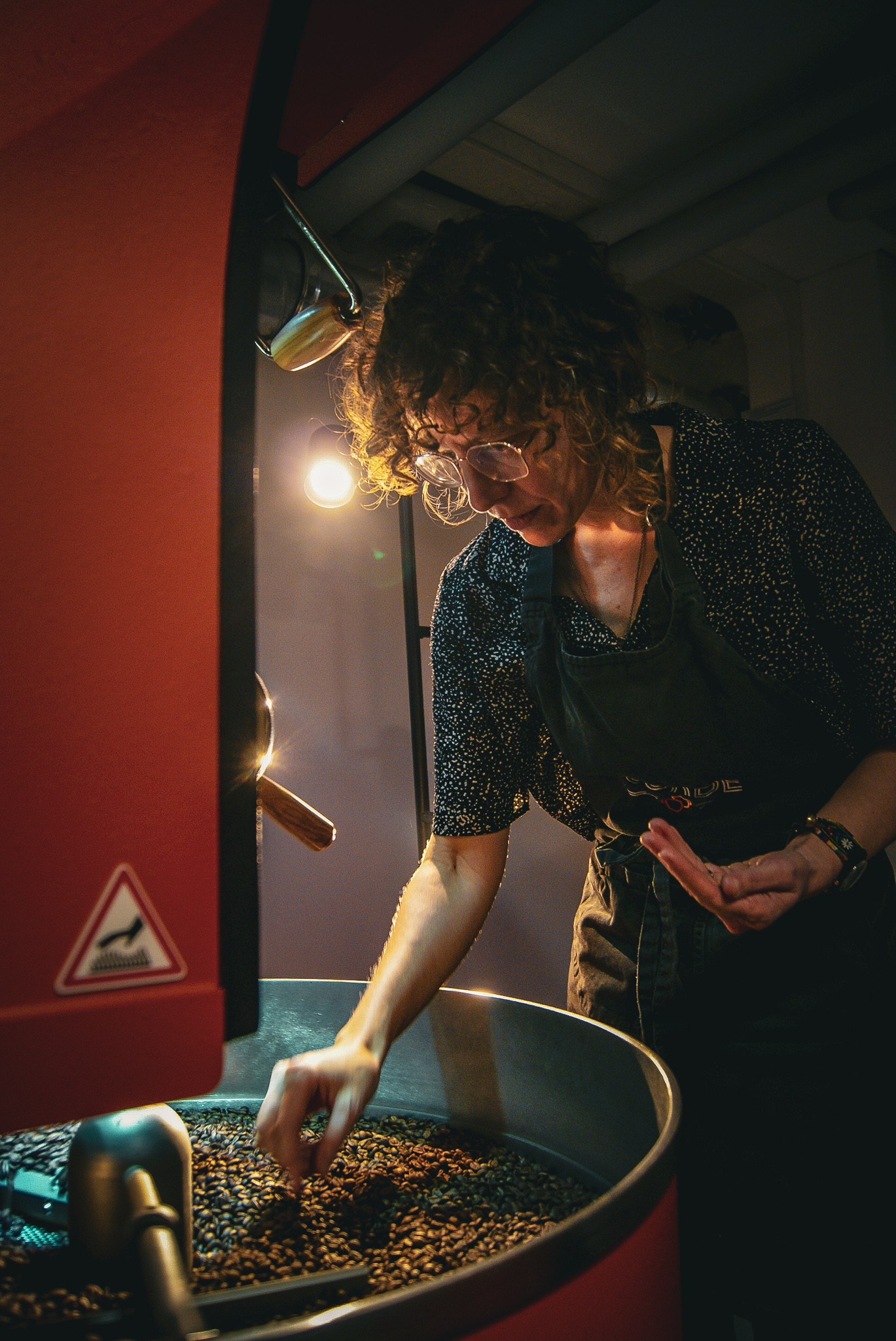 Carlina Johnson of Corde Coffee roasting