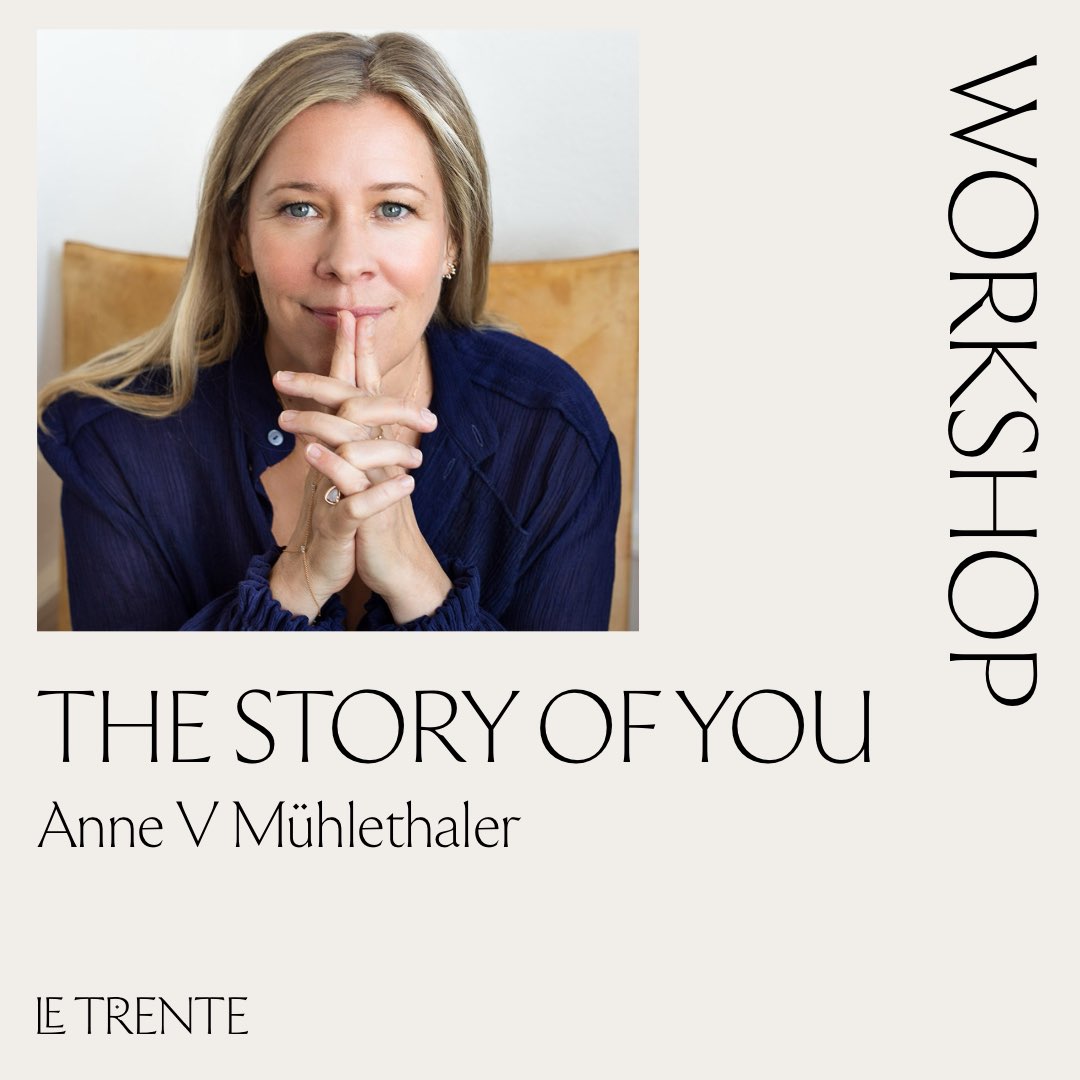 A portrait of coach and facilitator and Le Trente Founder Anne Muhlethaler for her Story of You workshop