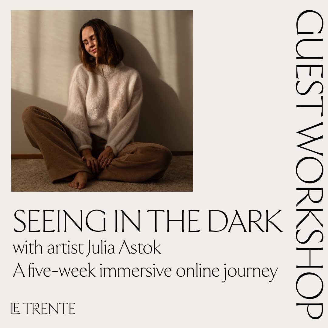 A portrait of Julia Astok who is delivering a five week workshop for Le Trente 