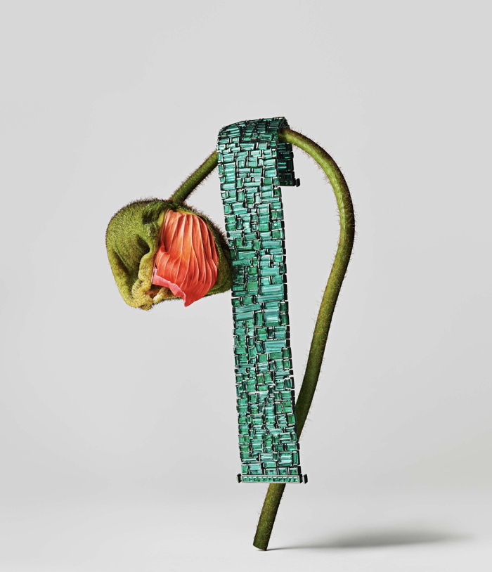 Image of emerald bracelet by Nina Runsdorf