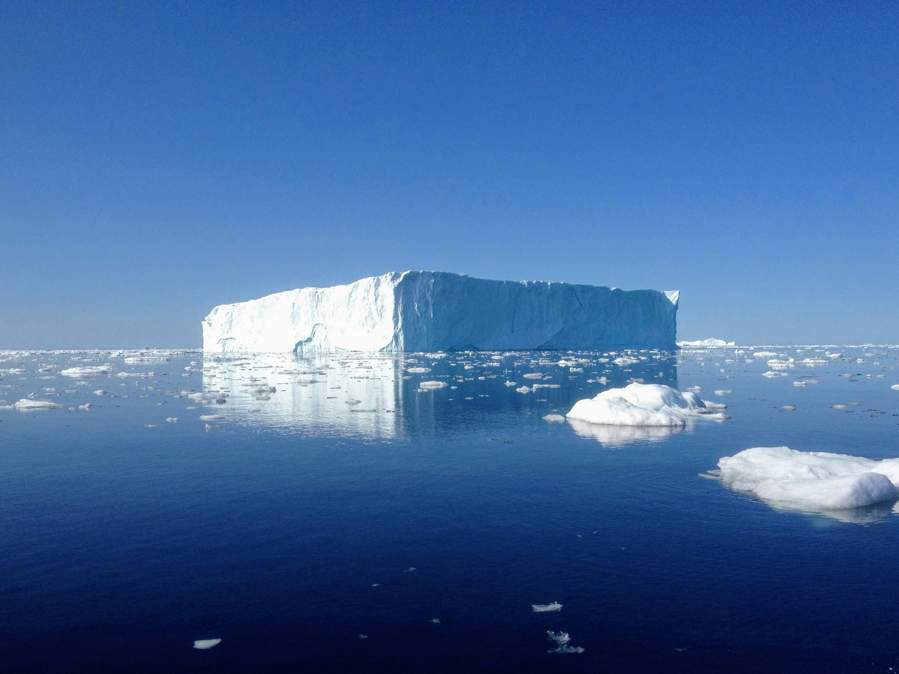 A squqre giant iceberg