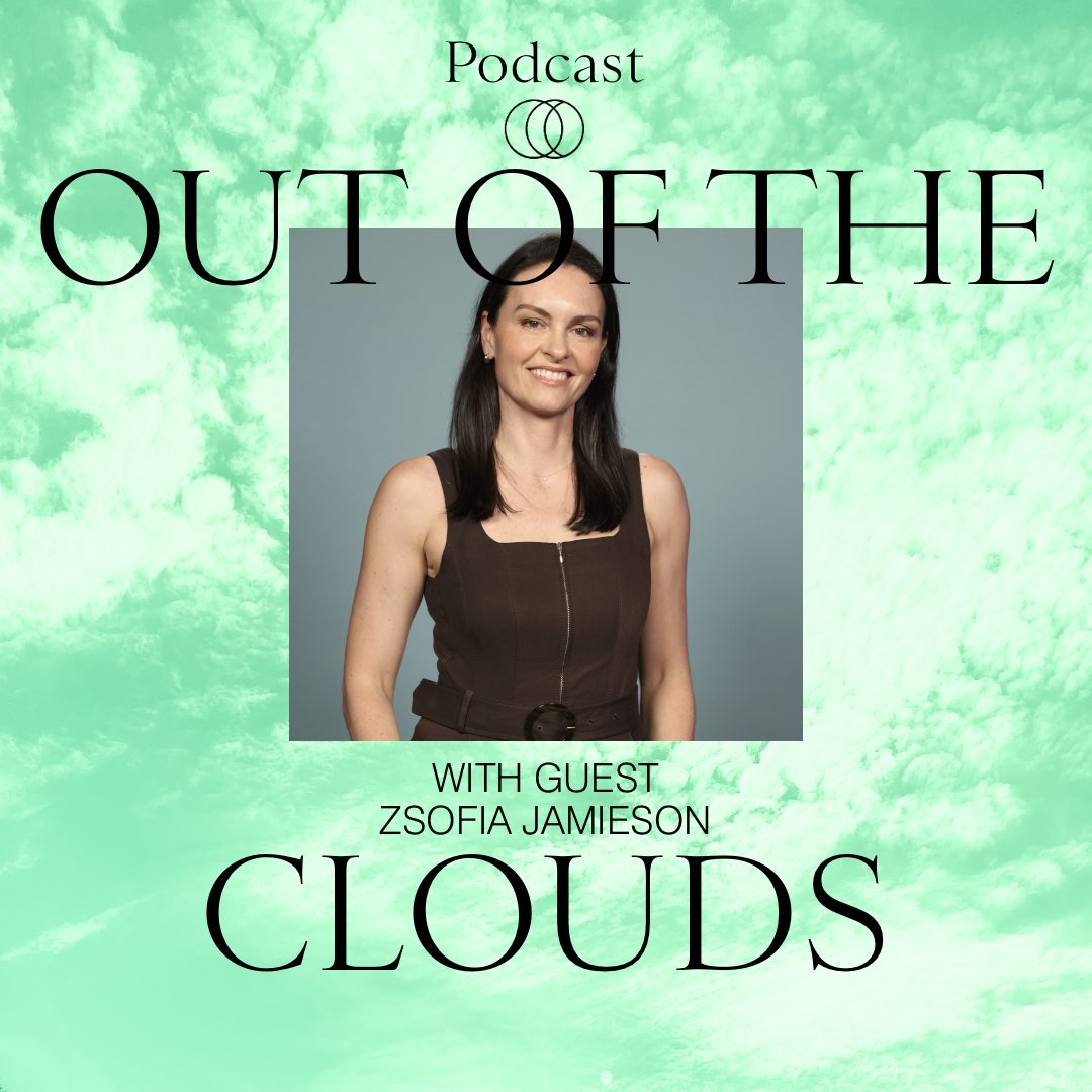Zsofia Jamieson on the Out of the Clouds podcast arwork