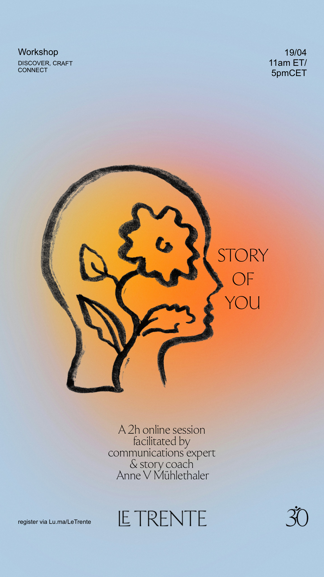 The Story of You workshop information