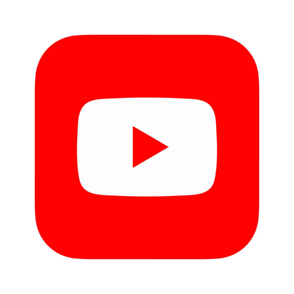 YouTube logo transparent